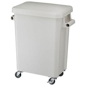 リス 厨房用キャスターペール45L(グレー) GGYK001 返品種別A