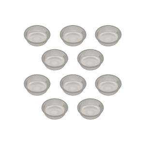 GAONA 浅型ゴミカゴ ステンレス 10個