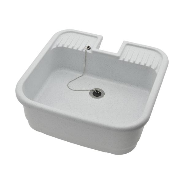 GAONA 水栓柱パン (ミカゲ・幅460×高さ160×奥行き445mm) ゴム栓つき ガオナ GA...