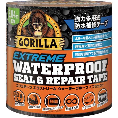 GORILLA ゴリラテープ エクストリーム ウォータープルーフ ブラック 幅101.6mm×厚さ0...