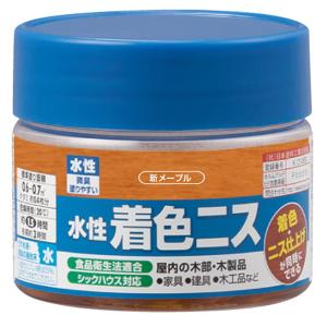 カンペハピオ 水性着色ニス 100ml(新メープル) Kanpe Hapio 00697653652100 返品種別B｜joshin