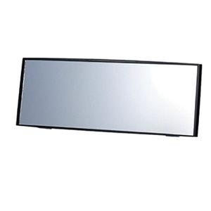 カーメイト ミニバン用ルームミラー 3000R 290mm クローム鏡(ブラック) REAR VIEW PERFECT MIRROR/ BLACK - 290MM CONVEX M43 返品種別A｜joshin