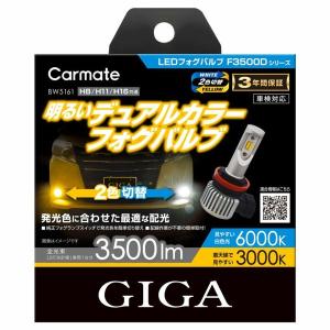 GIGA カーメイト BW5161 F3500D LEDフォグバルブ