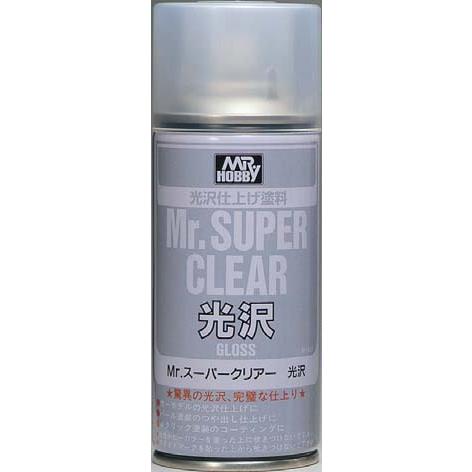 GSIクレオス Mr.スーパークリアー(溶剤系スプレー) 光沢(B513)塗料 返品種別B