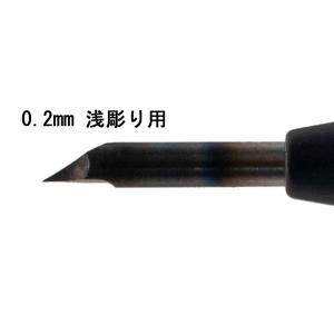 GSIクレオス Mr.ラインチゼル用替刃 0.2mm (浅彫り用)(GT-65K) 返品種別B｜joshin