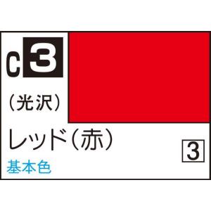 GSIクレオス Mr.カラー レッド(C3)塗料 返品種別B｜joshin