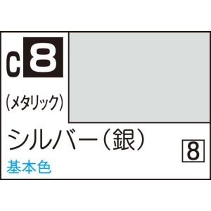 GSIクレオス Mr.カラー シルバー(C8)塗料 返品種別B