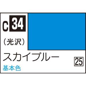 GSIクレオス Mr.カラー スカイブルー(C34)塗料 返品種別B｜Joshin web