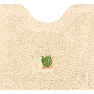 センコー(SENKO) トイレマット(55×60cm・ベージュ) タイニーリーフ 13946 