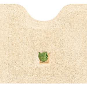 センコー(SENKO) ミニトイレマット(47×43cm・ベージュ) NF タイニーリーフ 13961 