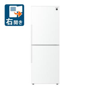 シャープ 280L 2ドア冷蔵庫 SHARP SJ-PD28G-W