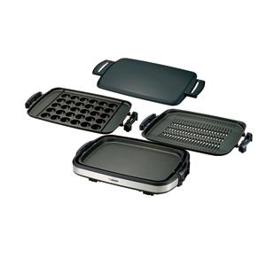 象印 ホットプレート プレート3枚タイプ ステンレスブラック ZOJIRUSHI やきやき EA-GW30-XB 返品種別A