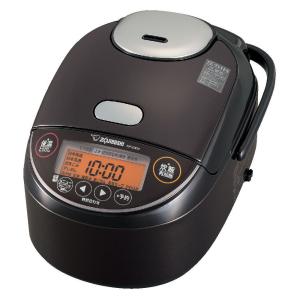 象印 圧力IH炊飯ジャー(5.5合炊き) ダークブラウン ZOJIRUSHI 極め炊き NP-ZW10-TD 返品種別A