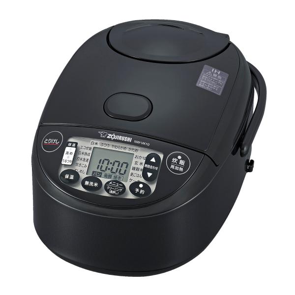 象印 IH炊飯ジャー(5.5合炊き) ブラック ZOJIRUSHI 極め炊き NW-VK10-BA ...