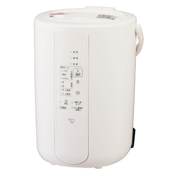 象印 スチーム式加湿器(木造8畳まで/ プレハブ洋室13畳まで ホワイト) ZOJIRUSHI EE...