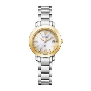 シチズン クロスシー Titania Happy Flight 限定モデル アフリカローズコラボレーションモデルエコ ドライブ電波 レディースタイプ ES9447-51A