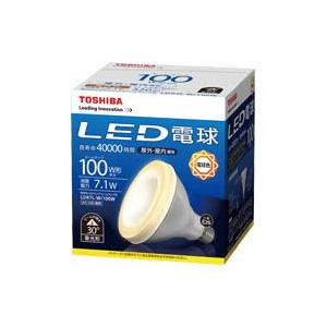 東芝 LED電球 ビームランプ形 700lm(電球色相当) TOSHIBA LDR7LW100W 返品種別A｜joshin