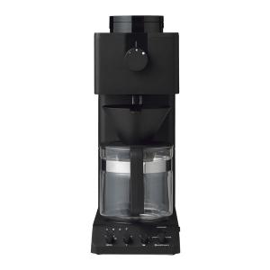 TWINBIRD CM-D465 ブラック コーヒーメーカー コーヒーミル付き ツインバード 全自動コーヒーメーカー 6カップ用 CM-D465B