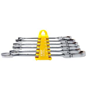トップ工業 首振りラチェットコンビ 6本セット(ホルダー付) TOP FRC-6000 返品種別B｜Joshin web