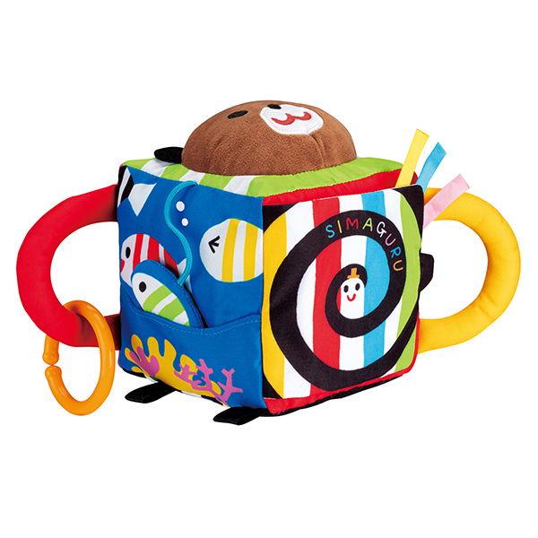 ジョイパレット しましまぐるぐる あそびいっぱい! おでかけふわふわキューブ 返品種別B