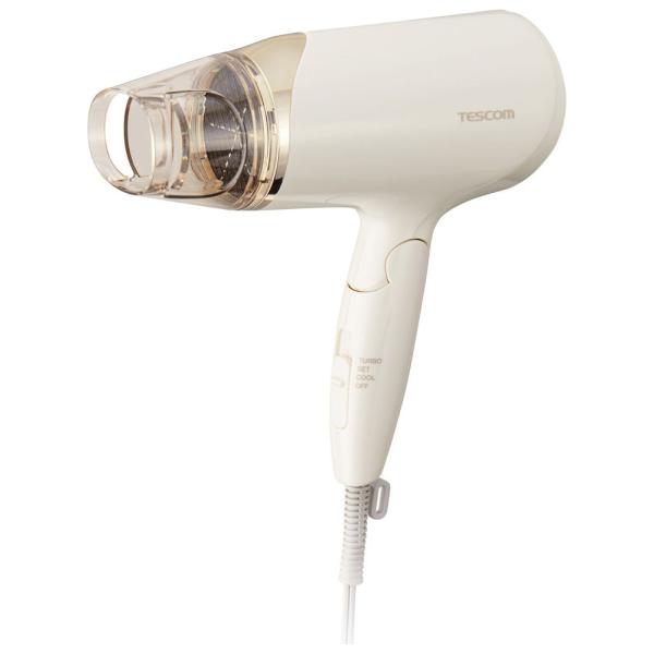 テスコム ヘアードライヤー(ホワイト) TESCOM マイナスイオンヘアドライヤー TD260A-W...