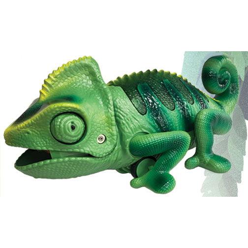 童友社 赤外線RC 舌を伸ばして獲物を捕獲! 5種の胴体色変化 カメレオンラジコン 返品種別B