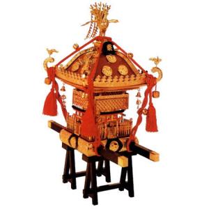 童友社（DOYUSHA） 1/ 8 江戸神輿 茶塗り 赤紐プラモデル 返品種別B
