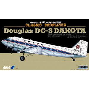 童友社 1/ 100 ダグラス DC-3 ダコタ ANAプラモデル 返品種別B