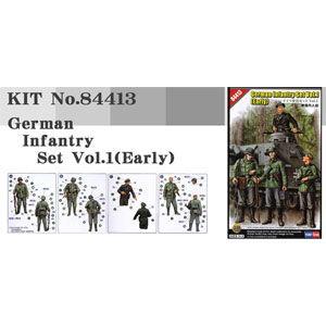 ホビーボス 1/ 35 ドイツ歩兵セット Vol.1(84413)プラモデル 返品種別B