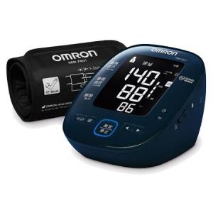 オムロン 上腕式血圧計(ダークネイビー) OMRON connect対応 オムロンコネクト HEM-7281T 返品種別A