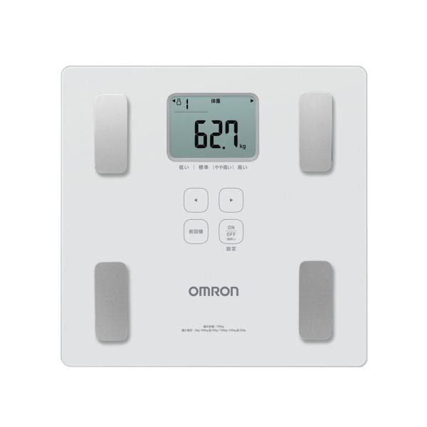 オムロン 体重体組成計(ホワイト) OMRON カラダスキャン HBF-236-JW 返品種別A