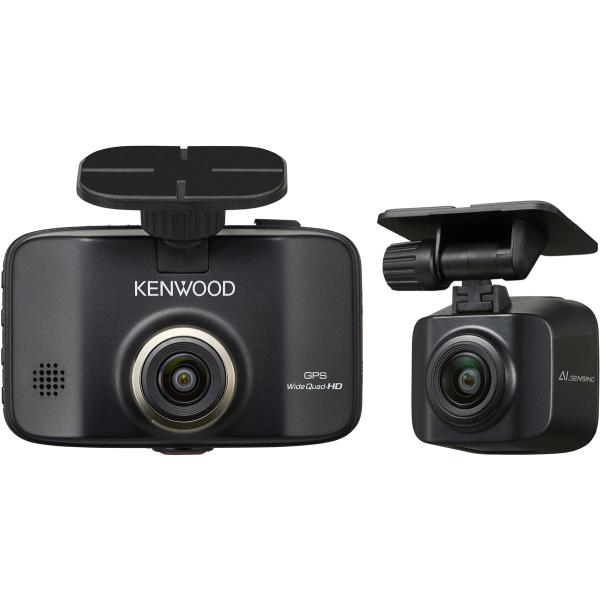 ケンウッド 前後撮影対応2カメラドライブレコーダー KENWOOD リアレコ DRV-MR870 返...