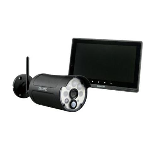 DXアンテナ センサーライト付ワイヤレスフルHDカメラ＆10inchモニターセット デルカテック W...