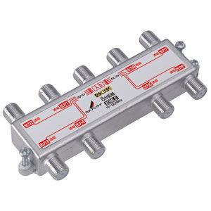 マスプロ電工 8分配器 3224MHz対応 屋内用 1端子電流通過型 8SPFW