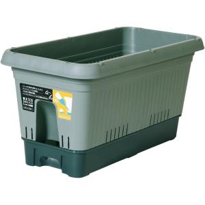 ベストコ 給水式プランター650型(コロ付) (モスグリーン) MA-2286 