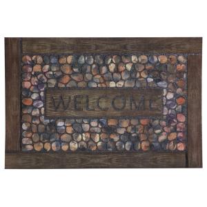 ベストコ エントランスラバーマットウェルカムストーン ND-467