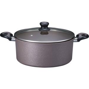 ベストコ (IH対応)ハイキャセロール 28cm アイスフラワーブラウン Bestco ND-8303 返品種別A