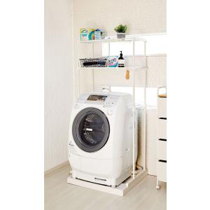 ベストコ 防水パンにも置ける 伸縮式洗濯機ラック(ライトグレー) NY-293(ベストコ) 返品種別A