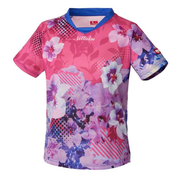 ニッタク 卓球ウェア レディース ミルトシャツ(ピンク・サイズ：S) 返品種別A