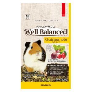 ウェルバランス モルモットフード 800g 三晃商会 返品種別A
