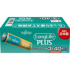 FDK アルカリ乾電池単3形 40本パック 富士通 FUJITSU FDK ロングライフプラスタイプ...
