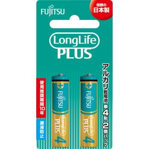 FDK アルカリ乾電池単4形 2本パック 富士通 FUJITSU FDK ロングライフプラスタイプ LR03LP(2B) 返品種別A｜joshin