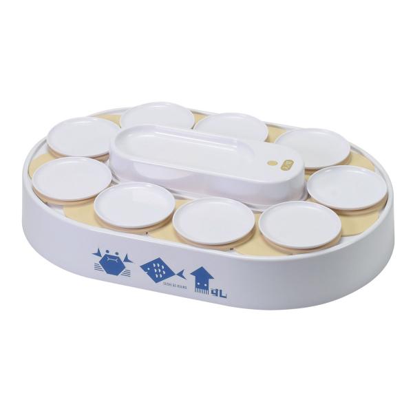 パール金属 おウチで楽しい 回転寿司 ホワイト PEARL D-6755カイテンズシ 返品種別A