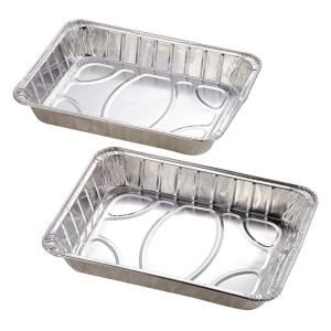 キャプテンスタッグ アルミバーベキュー深型プレート 460×335mm CAPTAIN STAG M-6644