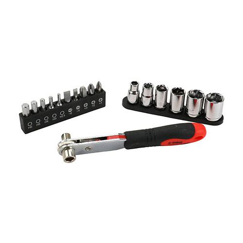 E-Value ラチェットドライバーセット ERD-126 返品種別B