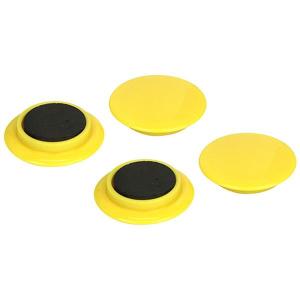 E-Value カラーマグネット 大 40mm4個 藤原産業 EMT-04YE