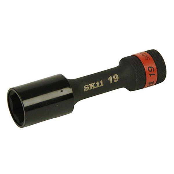 SK11 ホイールナットソケット(差込角12.7mm、対辺19mm) 藤原産業 S4WP-19 返品...