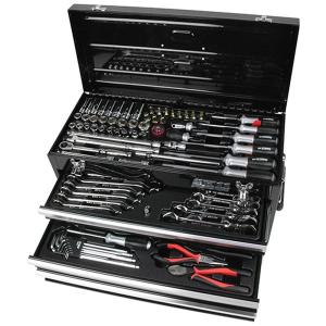 彫金工具セット　中古品　４１点 藤原産業 SK11 整備工具セット ブラック(黒色) 133点 SST