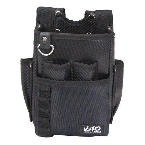 SK11 黒 腰袋2段(ブラック) 藤原産業 SKC2-3BK 返品種別B