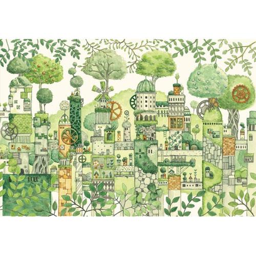 エポック社 メルヘンアート 緑の文明 300ピース(26-298)ジグソーパズル 返品種別B